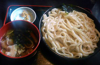 肉汁つけうどん